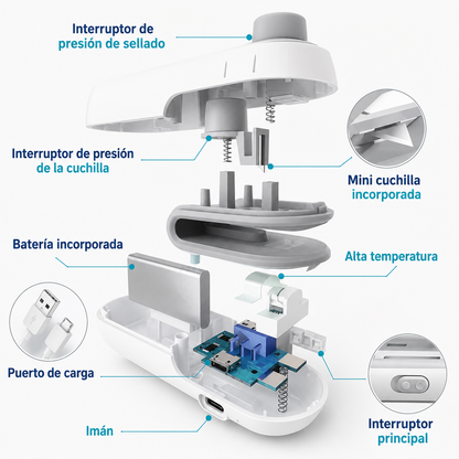 Sellador Termico para Bolsas de Alimentos