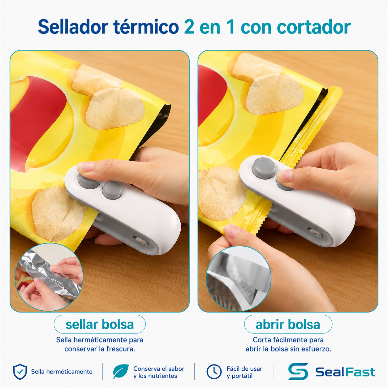 Sellador Termico para Bolsas de Alimentos