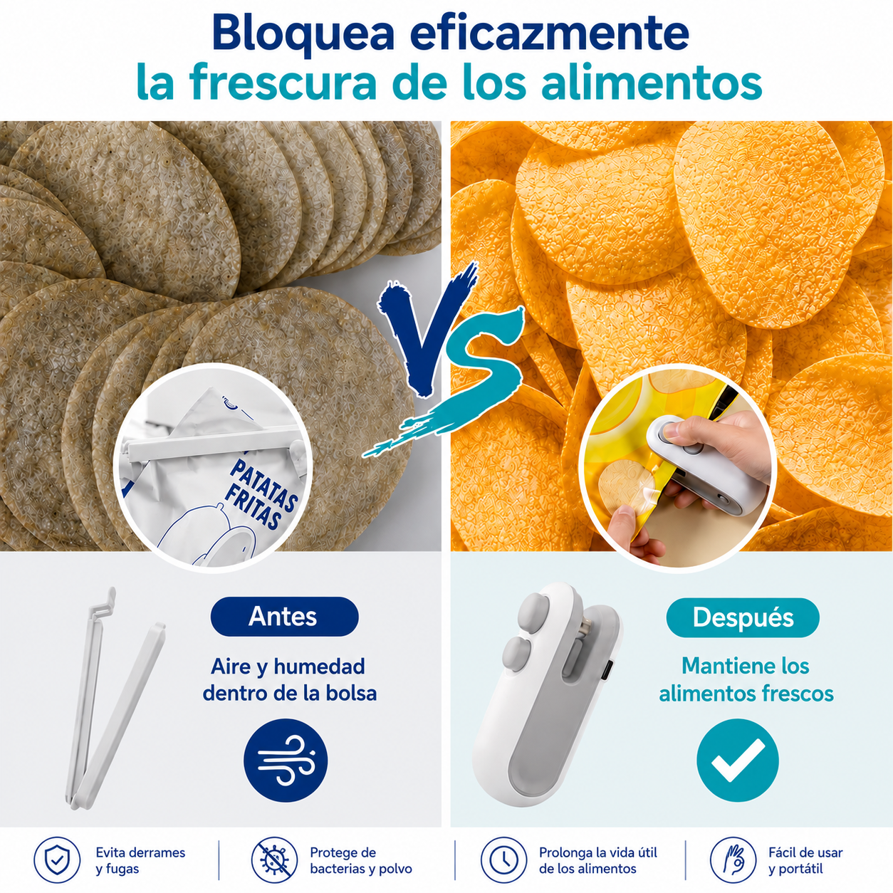 Sellador Termico para Bolsas de Alimentos