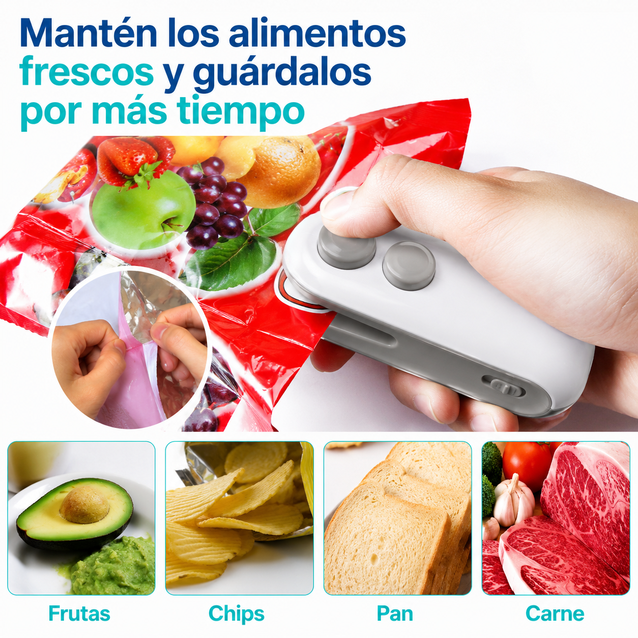 Sellador Termico para Bolsas de Alimentos
